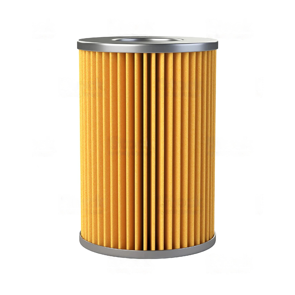 Oil filter for engine realistic with yellow paper - Image 2